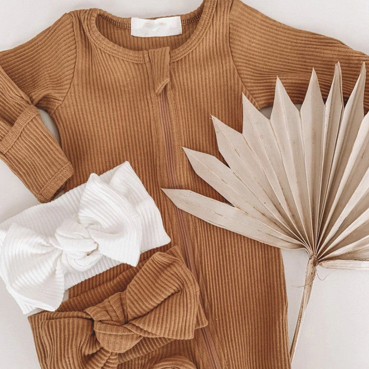 Frothy Caramel Latte Sleep Pyjamas Jumpsuit