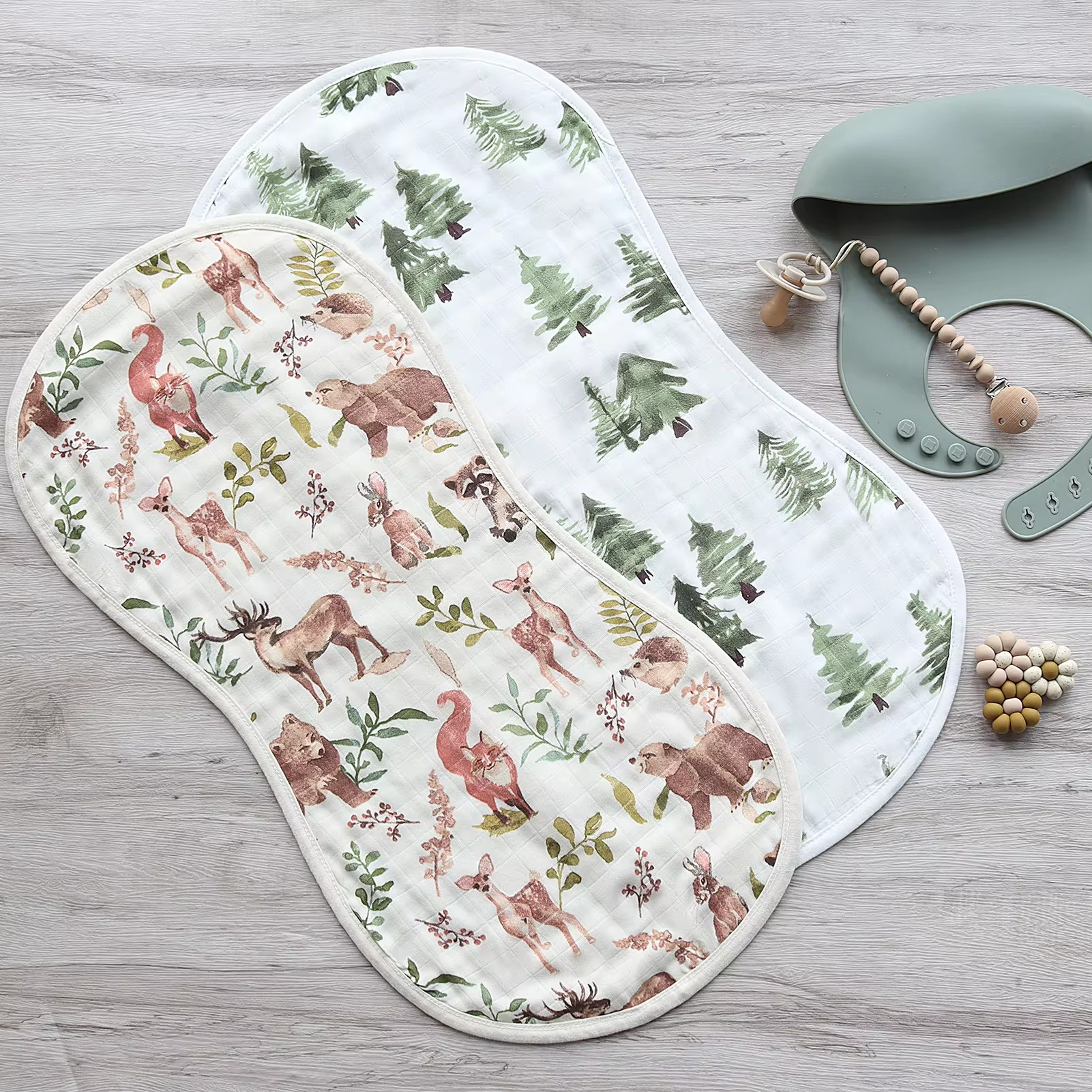 Woodland Wonders (Burp Cloth)