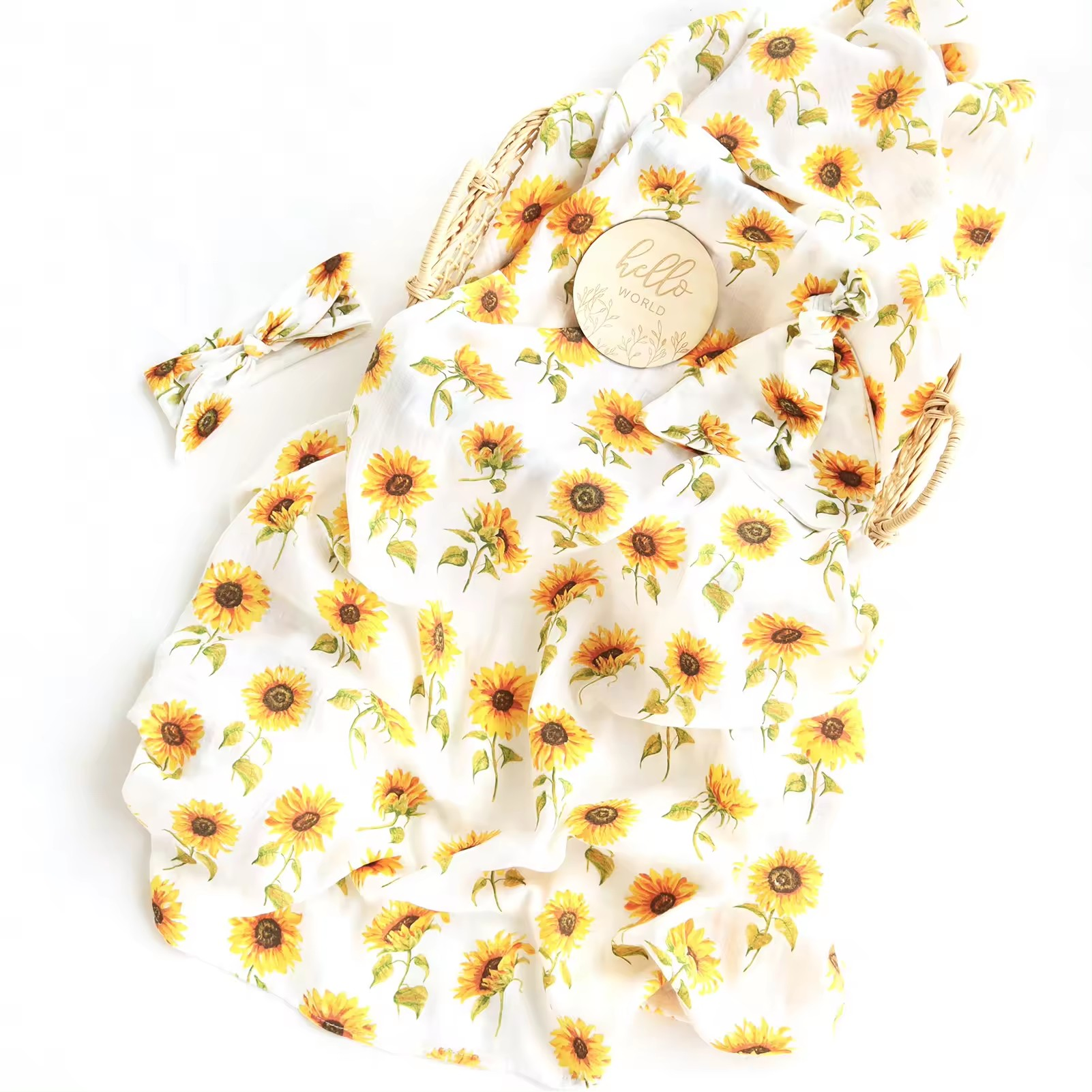 Sunflower Kisses (Swaddle)