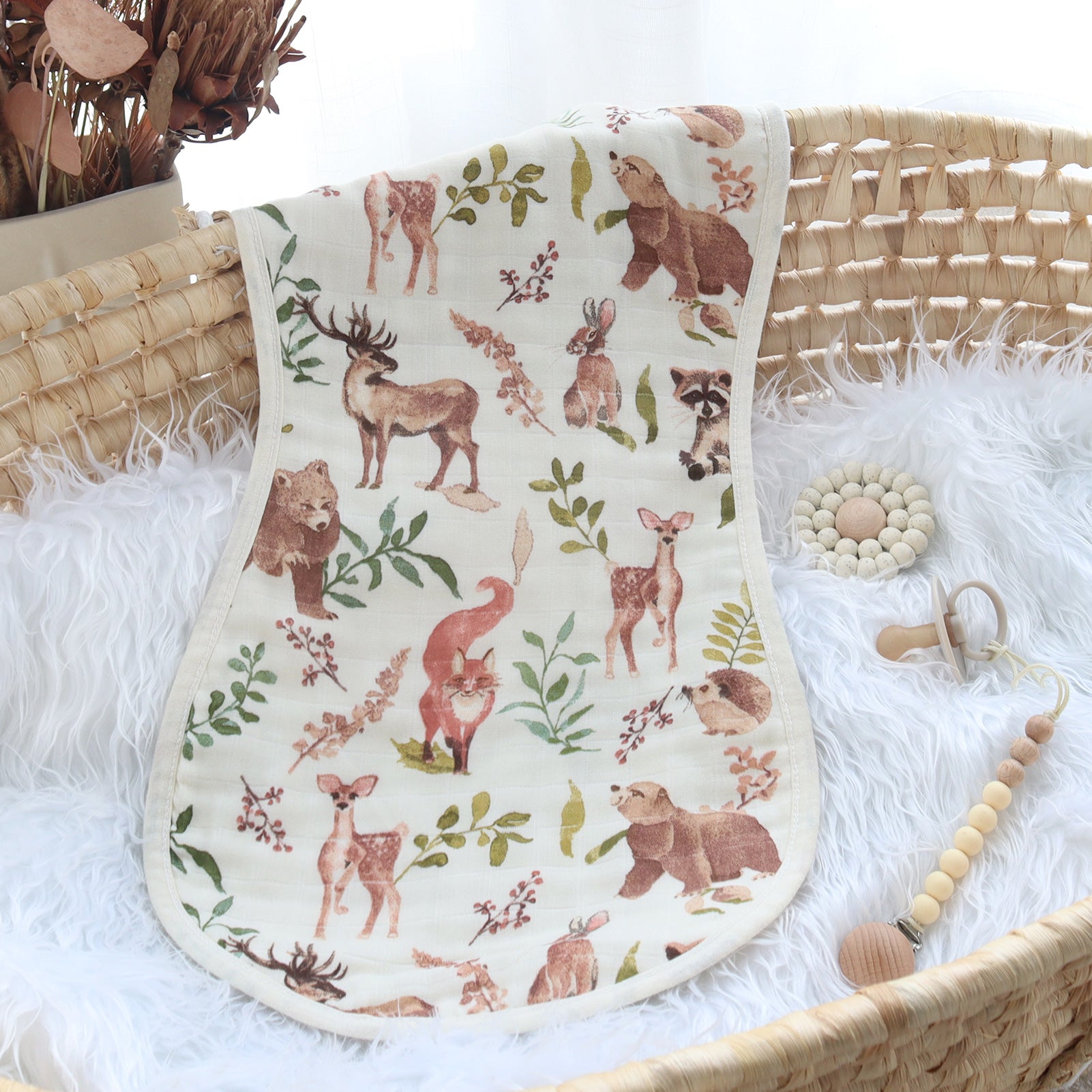 Woodland Wonders (Burp Cloth)