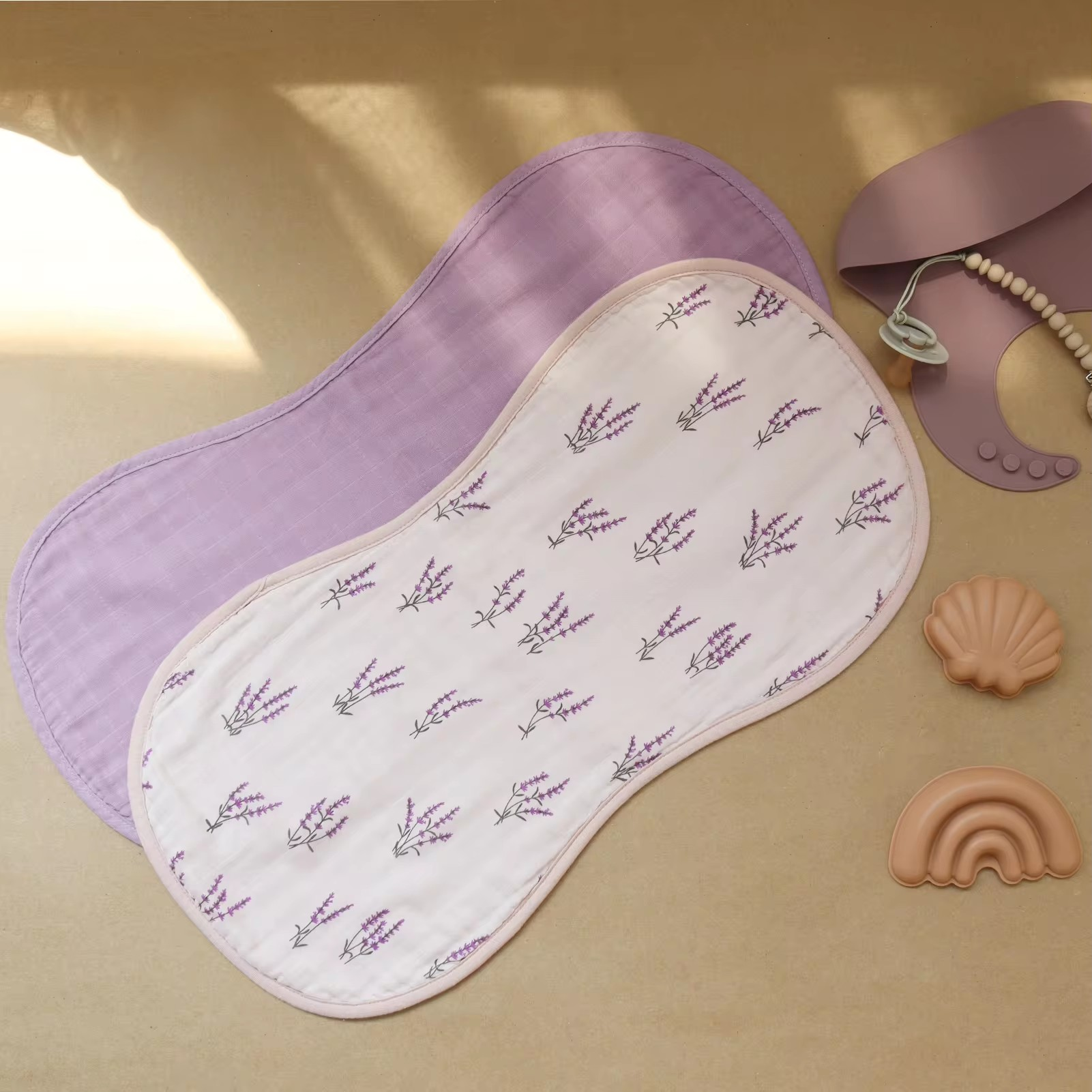 Lavender Bliss (Burp Cloth)