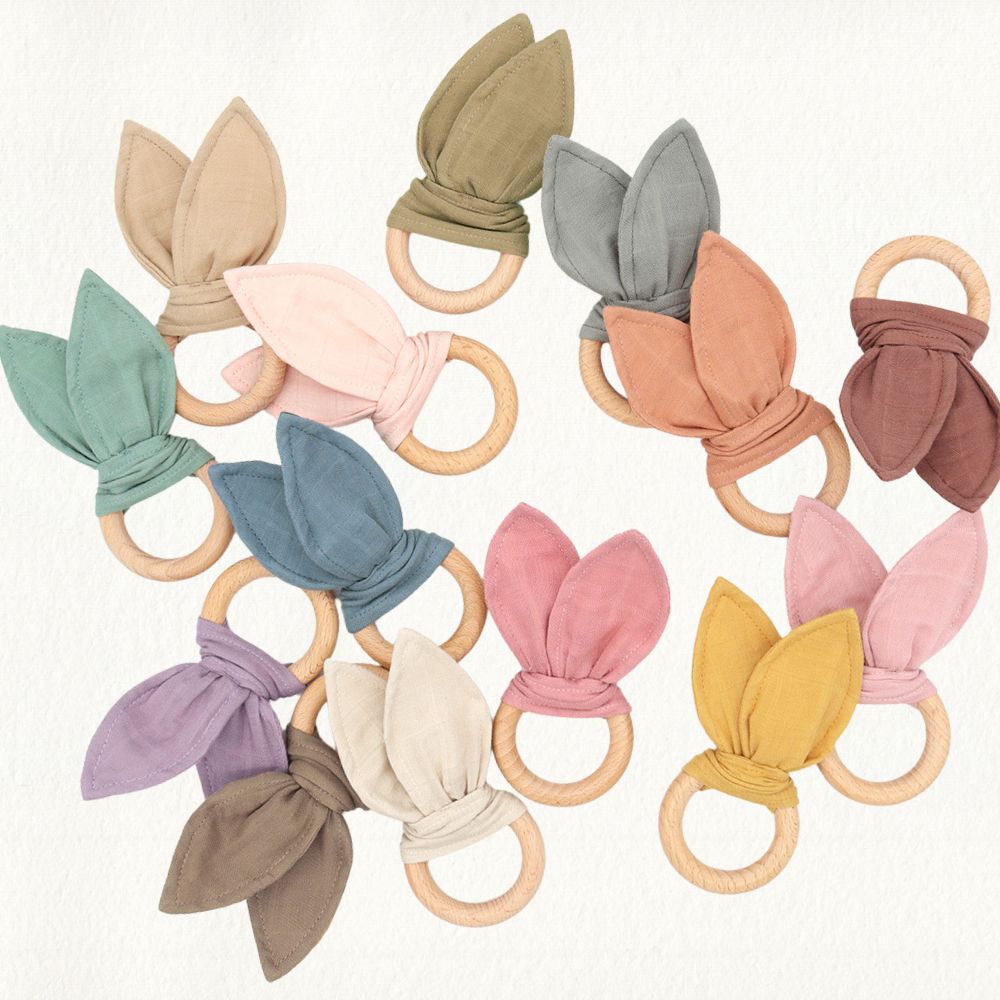 Bunny Ears Teether (Assorted Colour)