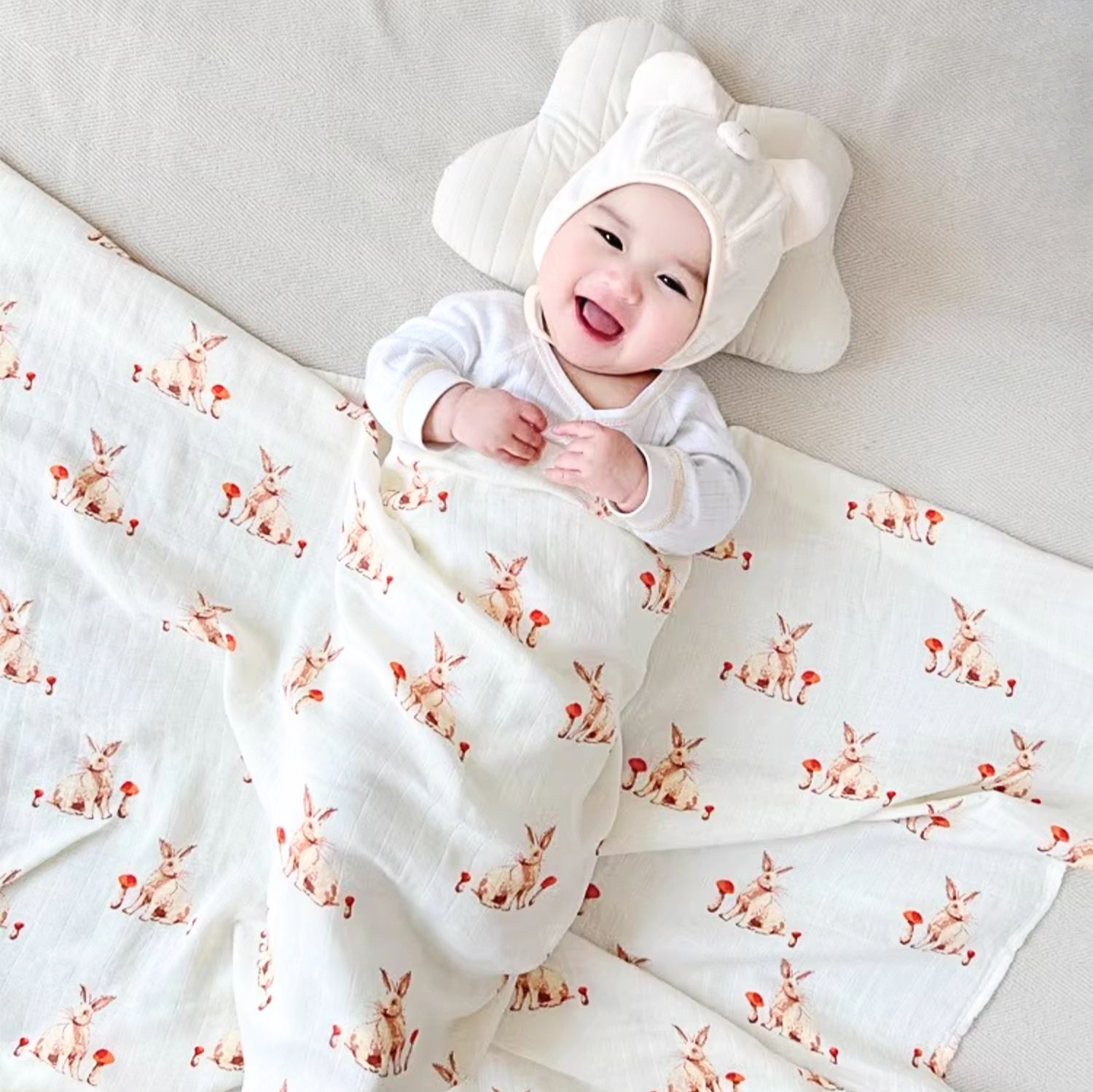 Toadstool Hares (Swaddle)