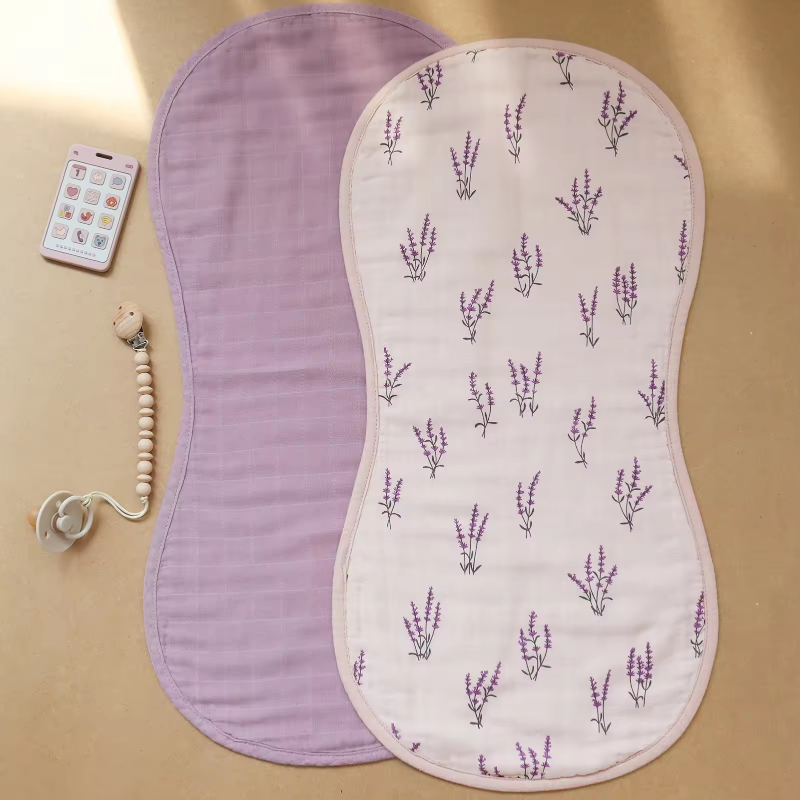 Lavender Bliss (Burp Cloth)