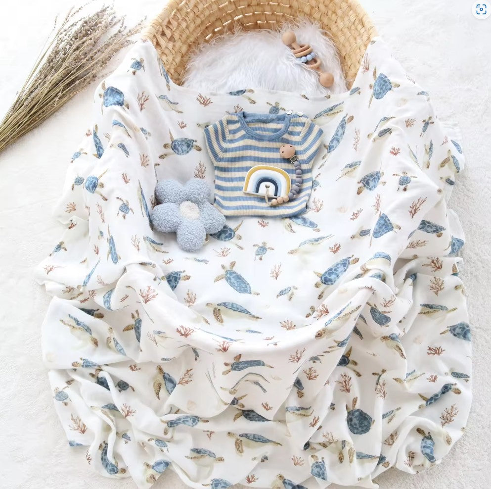 Majestic Sea Turtles (Swaddle)