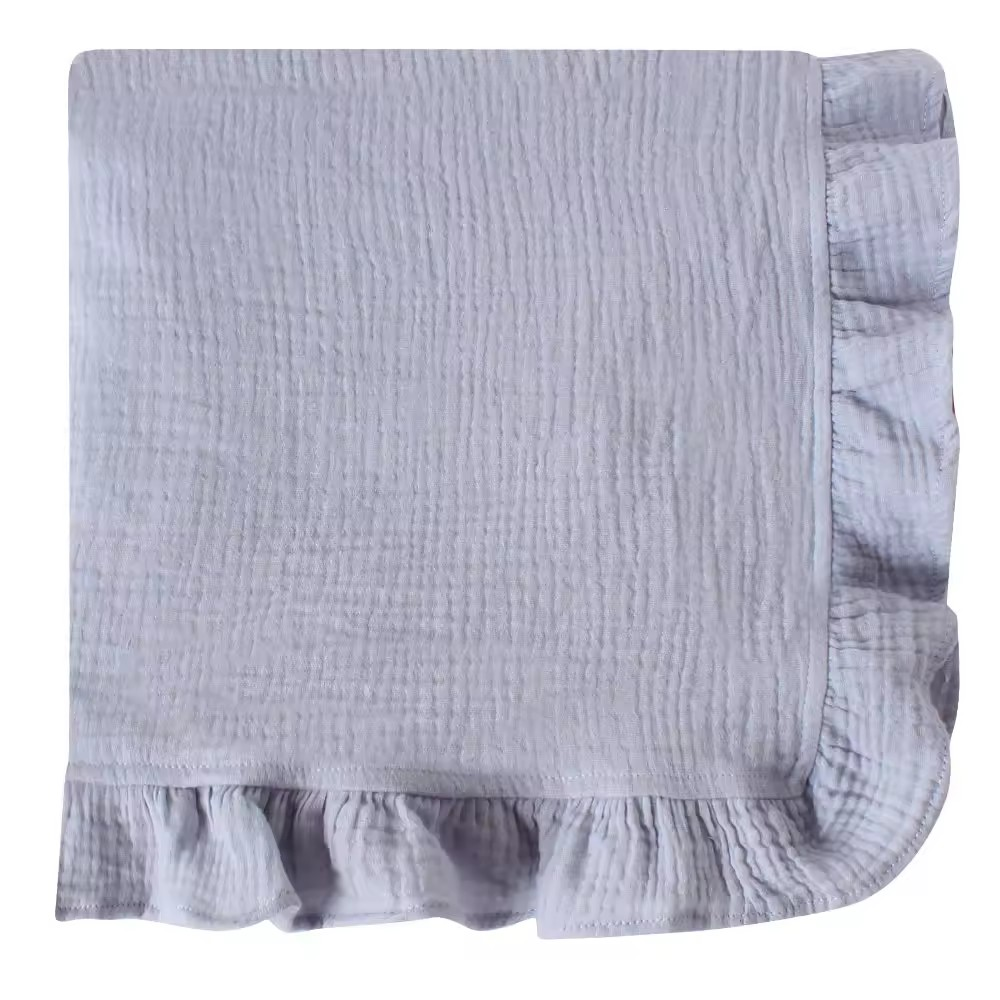 Assorted Colours Ruffle Blanket