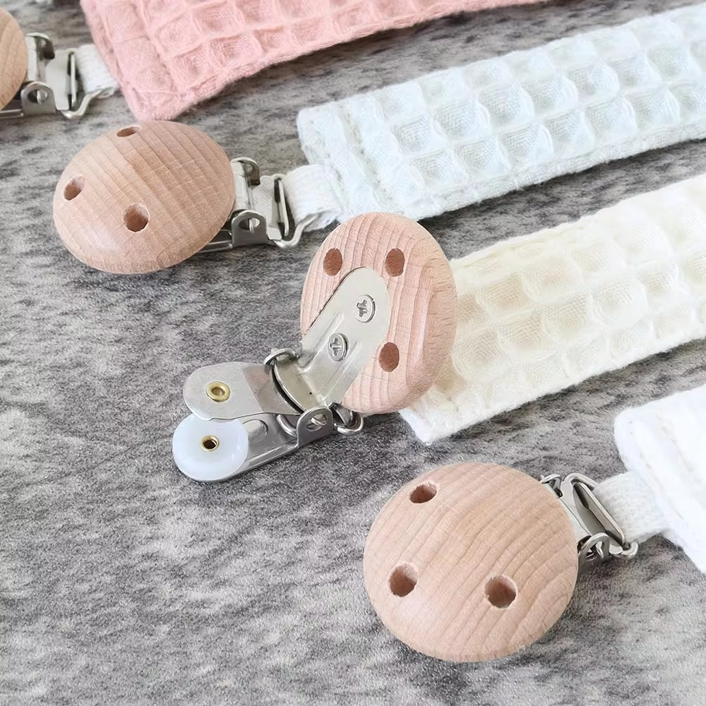 Pacifier Clip (Waffle Cloth)